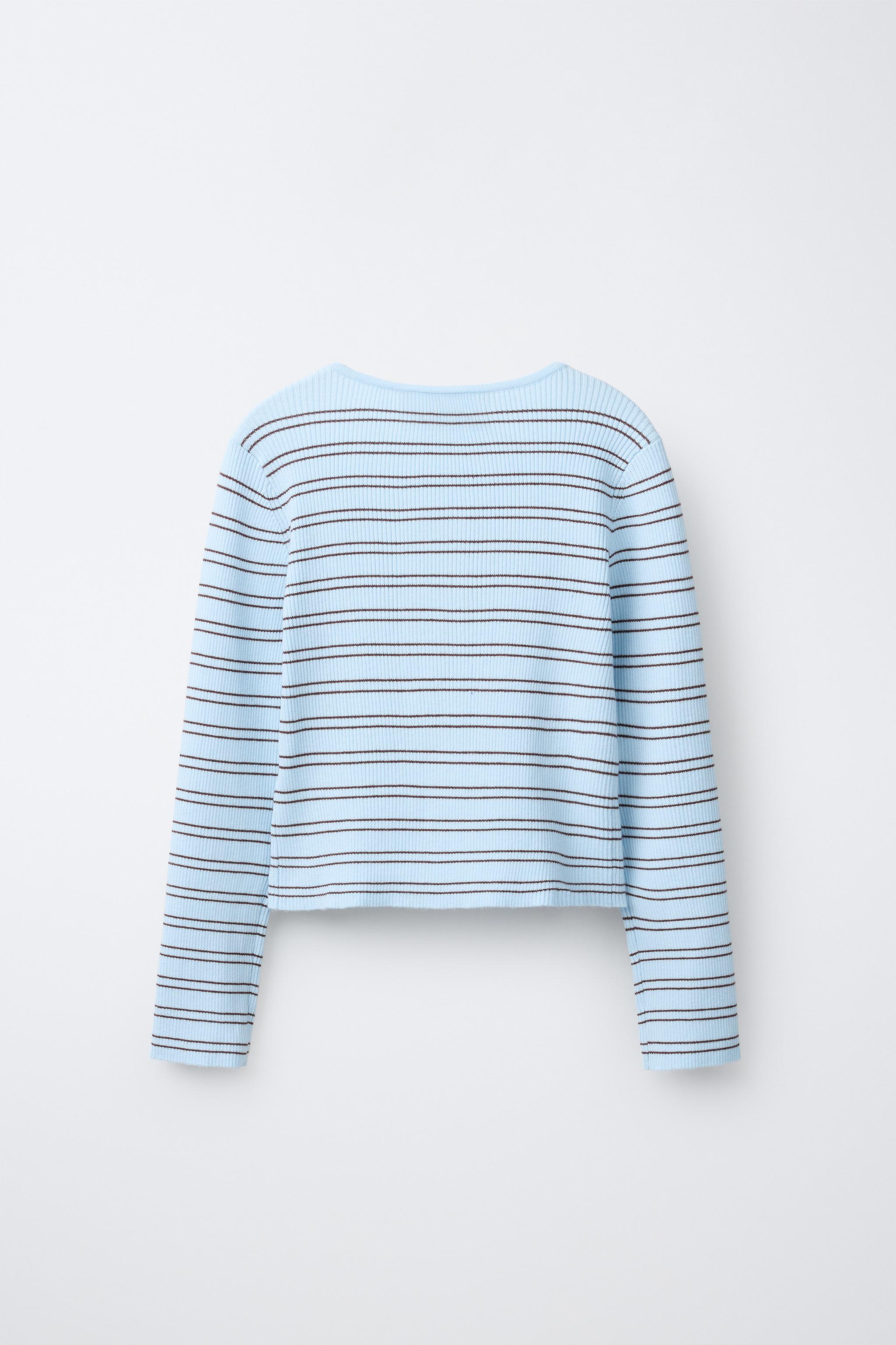 RUFFLED RIBBED JUMPER